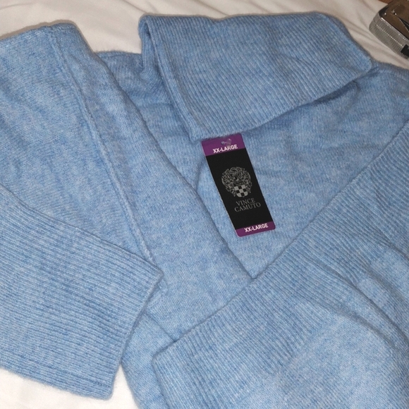 NWT🔥Vince Camuto Super Soft Turtleneck Sweater Pink or Blue Sz XXL - Picture 10 of 12